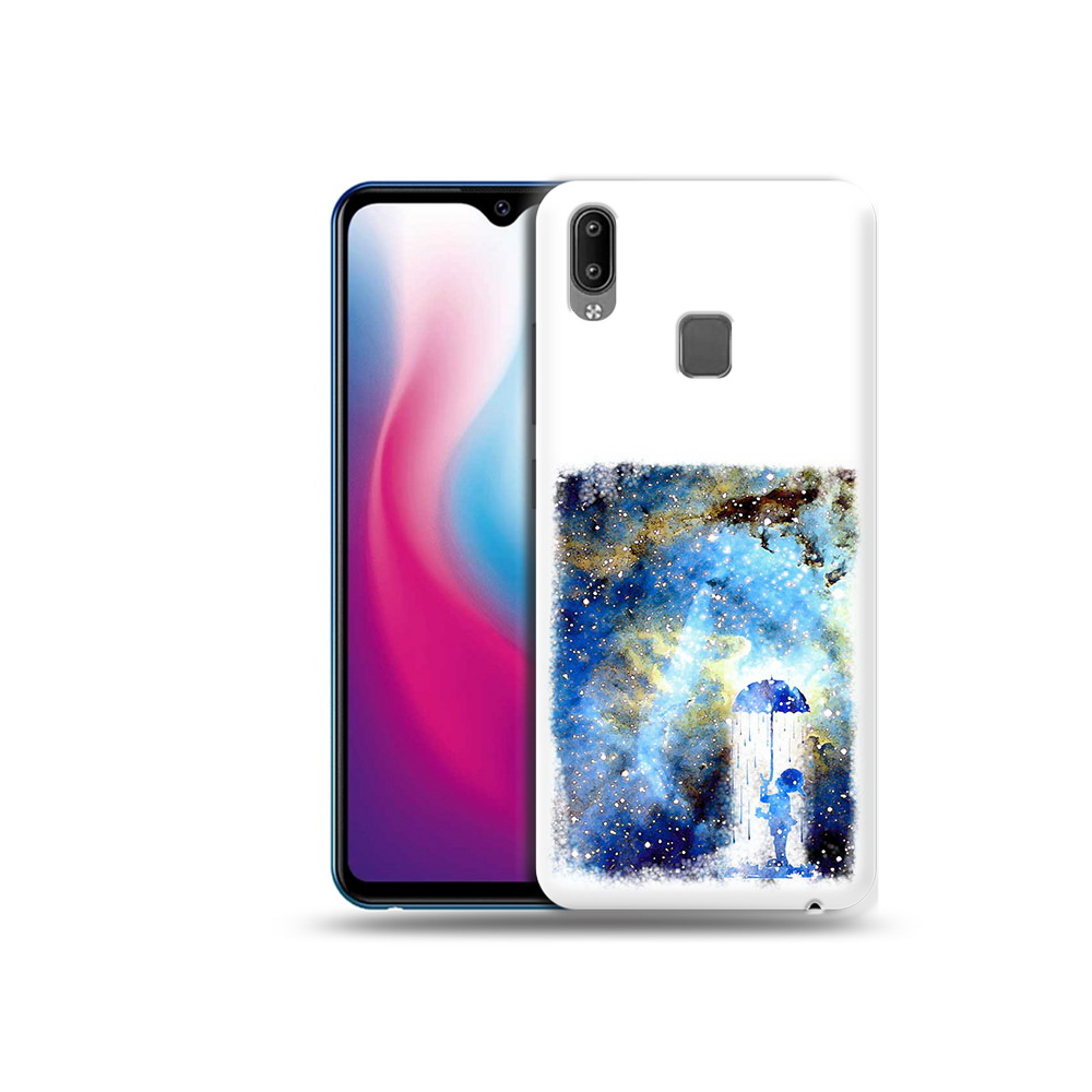 

Чехол MyPads Tocco для Vivo Y93 Lite мальчик в небе, Прозрачный, Tocco