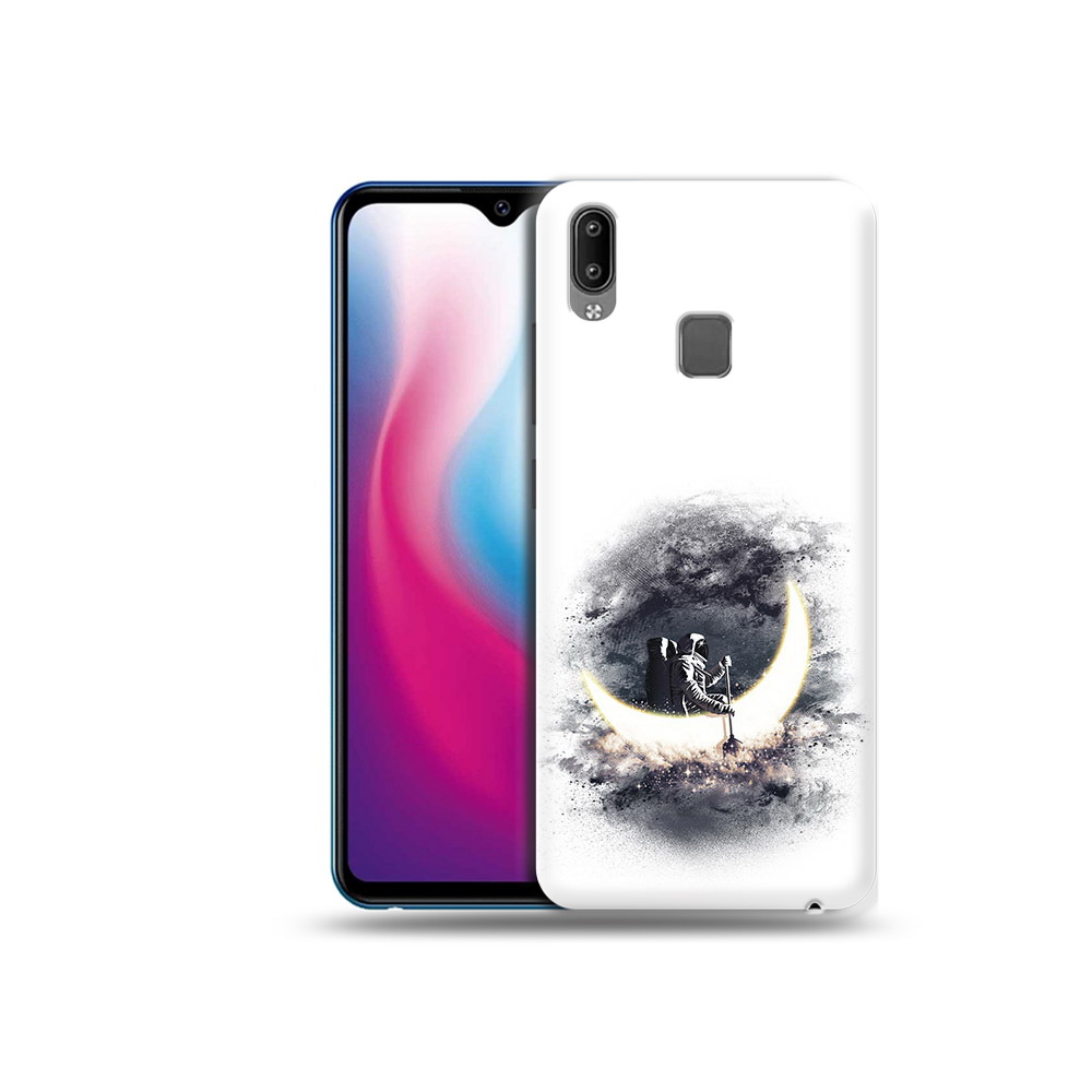 

Чехол MyPads Tocco для Vivo Y93 Lite лунный путешественник, Прозрачный, Tocco