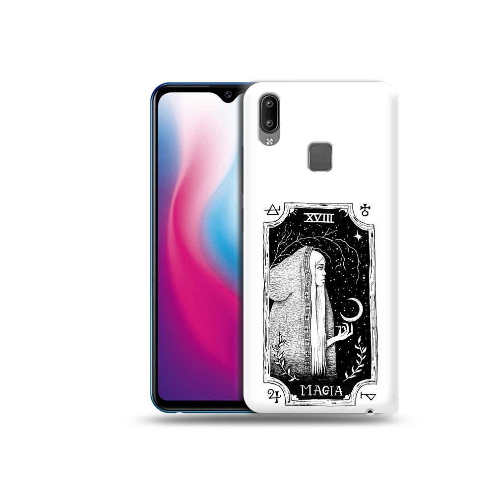 

Чехол MyPads Tocco для Vivo Y93 Lite лунная магия, Прозрачный, Tocco