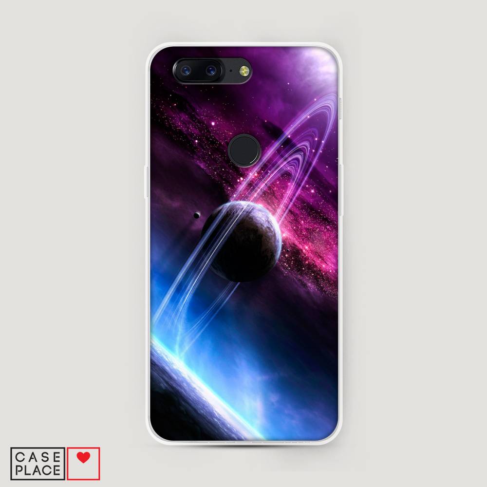 

Чехол Awog на OnePlus 5T / ВанПлас 5T "Космос 17", Черный;фиолетовый, 150350-4