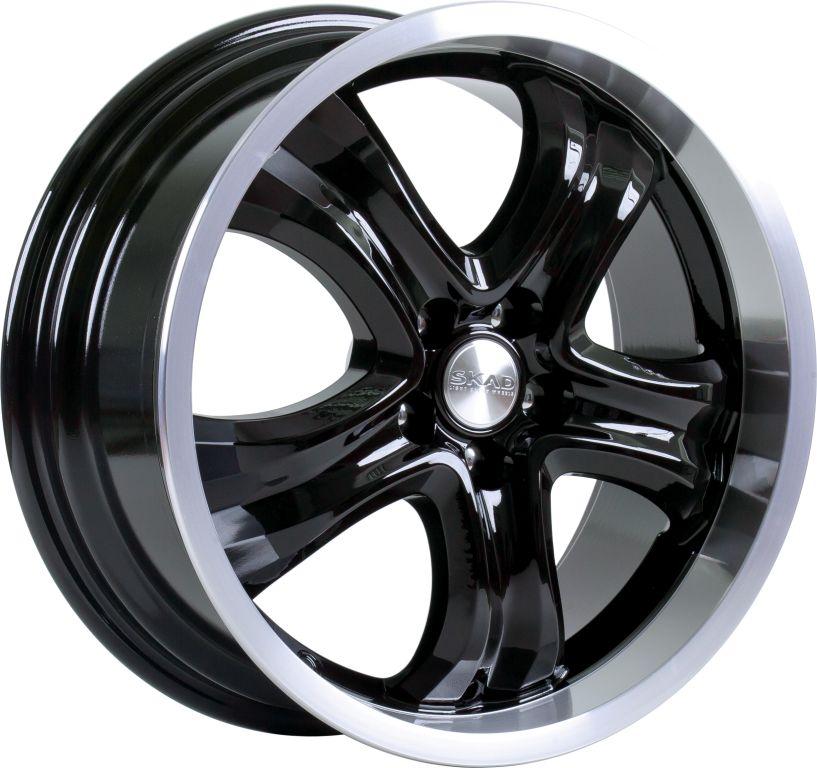 

Диск литой 7.5х17 5x120 ЕТ40 dia 72.6 Скад Wolf алмаз-антрацит-матовый 1850632