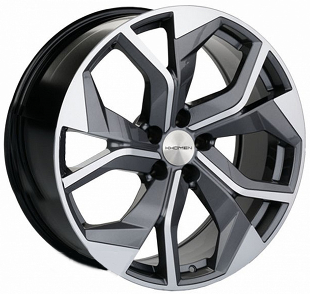 

Диск литой 8.5x20 5x112 ET20 dia 66.5 KHOMEN KHW2006 (Q8) GRAY-FP KHW200600GRF