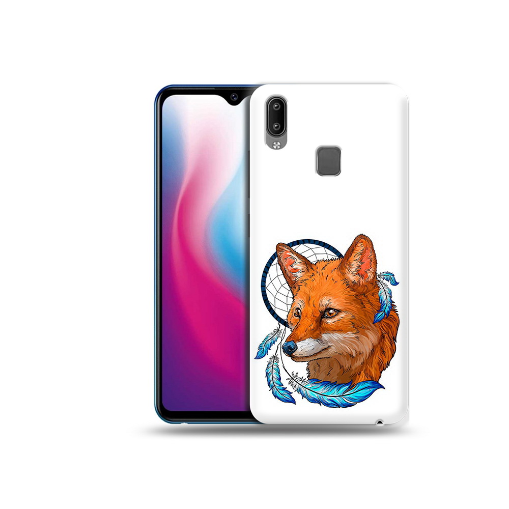 

Чехол MyPads Tocco для Vivo Y93 Lite лиса и ловец снов, Прозрачный, Tocco