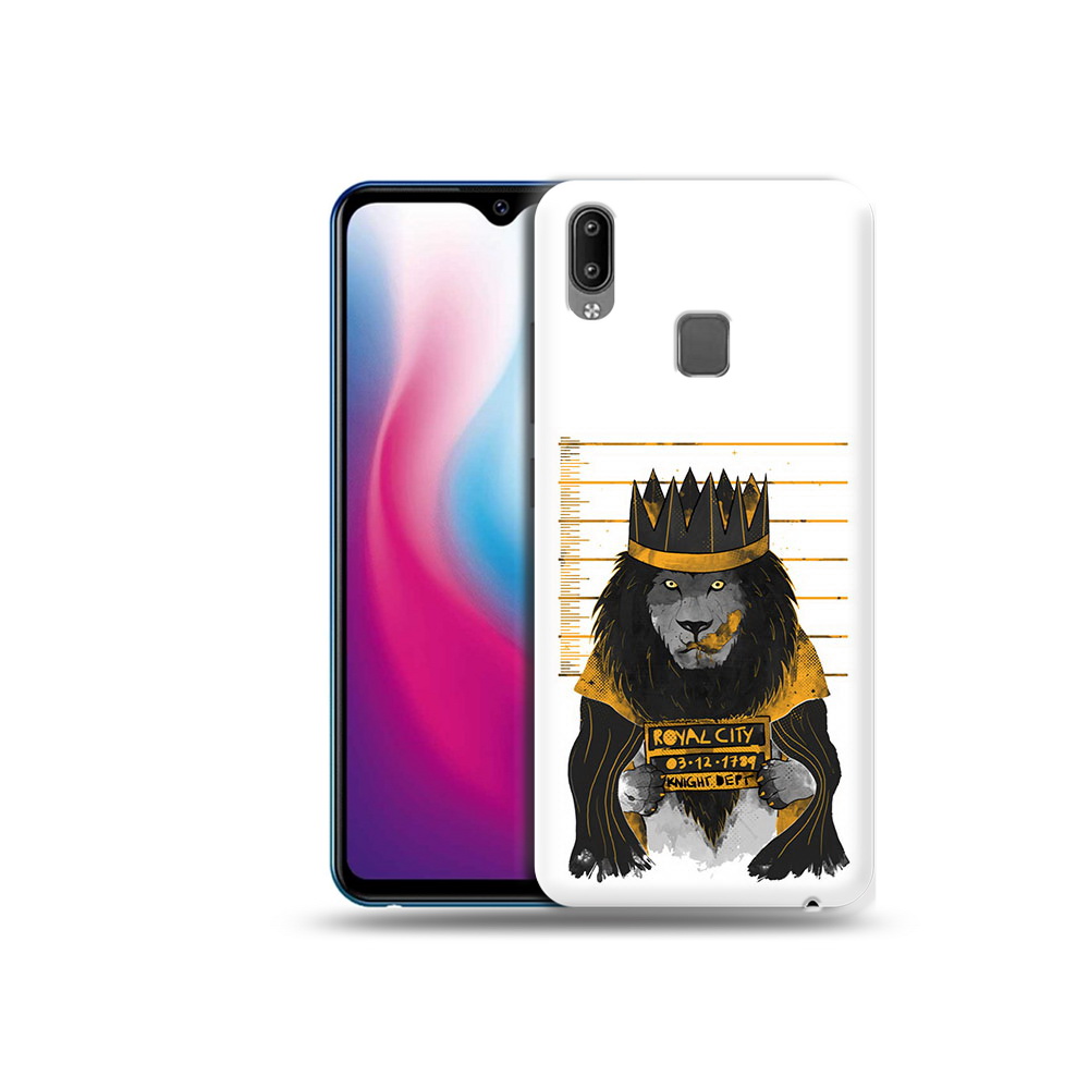 

Чехол MyPads Tocco для Vivo Y93 Lite лев в законе, Прозрачный, Tocco