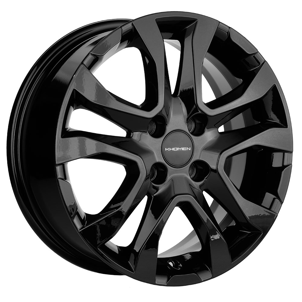 

Диск литой 6.0x15 4x100 ET46 dia 54.1 KHOMEN KHW1503 (Kia RIO) BLACK KHW103470