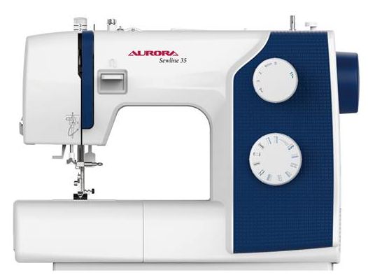 Швейная машина Aurora SewLine 35 Blue активаторная стиральная машина optima mc 35 white blue