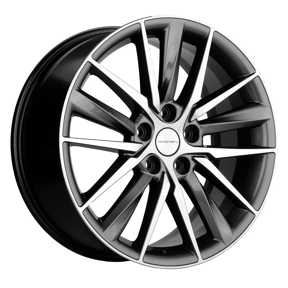 

Диск литой 8.0x18 5x114.3 ET50 dia 60.1 KHOMEN KHW1807 (Camry) GRAY-FP KHW103405