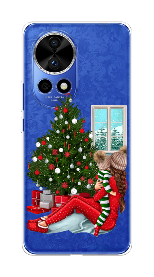 

Чехол на Huawei Nova 12 Pro "Новый год с мамой", Красный;зеленый;голубой, 6123150-1