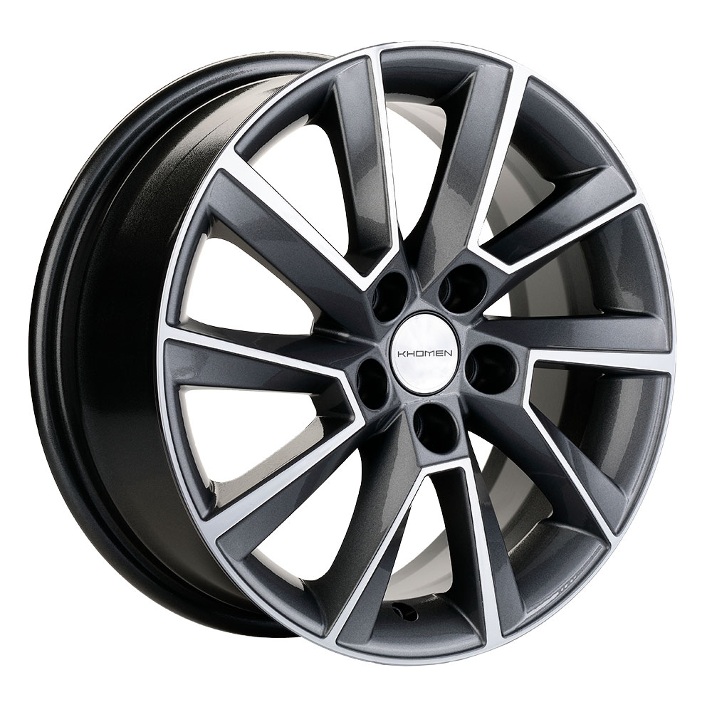 

Диск литой 6.0x15 5x100 ET40 dia 57.1 KHOMEN KHW1507 (15_Polo) GRAY-FP KHW103181