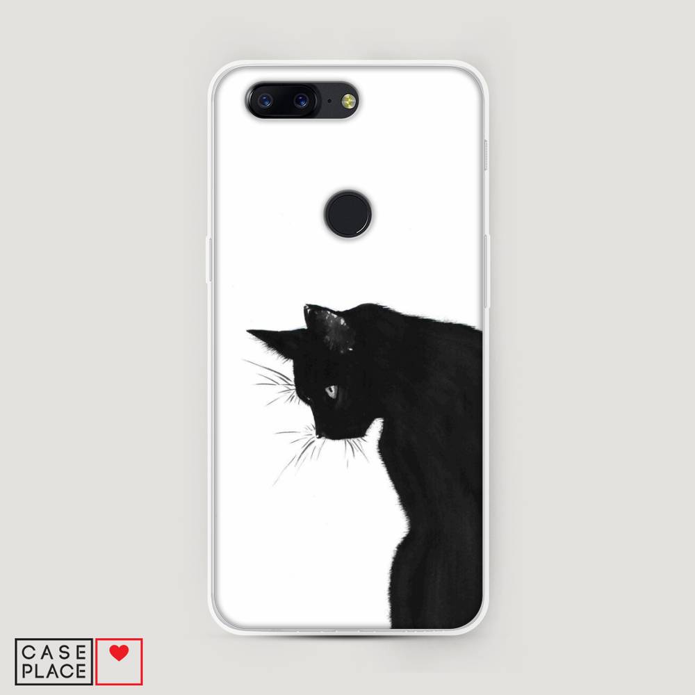 

Чехол Awog на OnePlus 5T / ВанПлас 5T "Black cat", Черный;белый, 150350-1