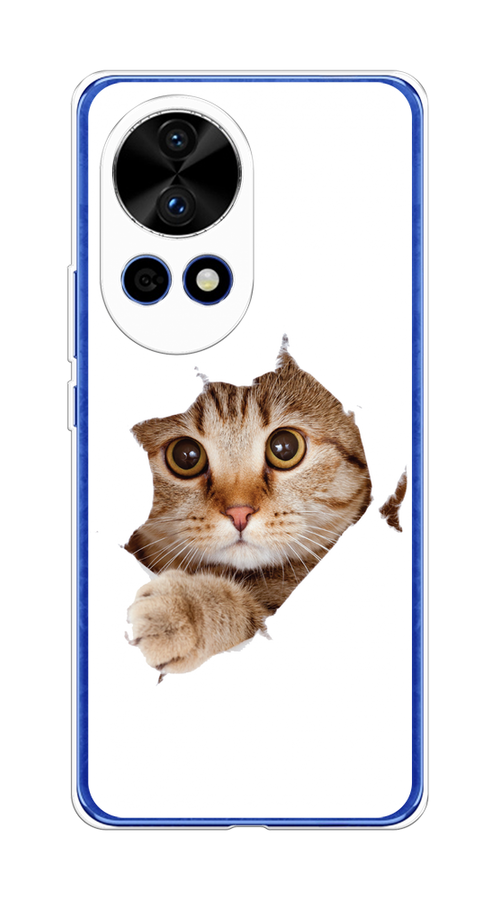 

Чехол на Huawei Nova 12 Pro "Кот и бумага", Белый;коричневый, 6123150-1