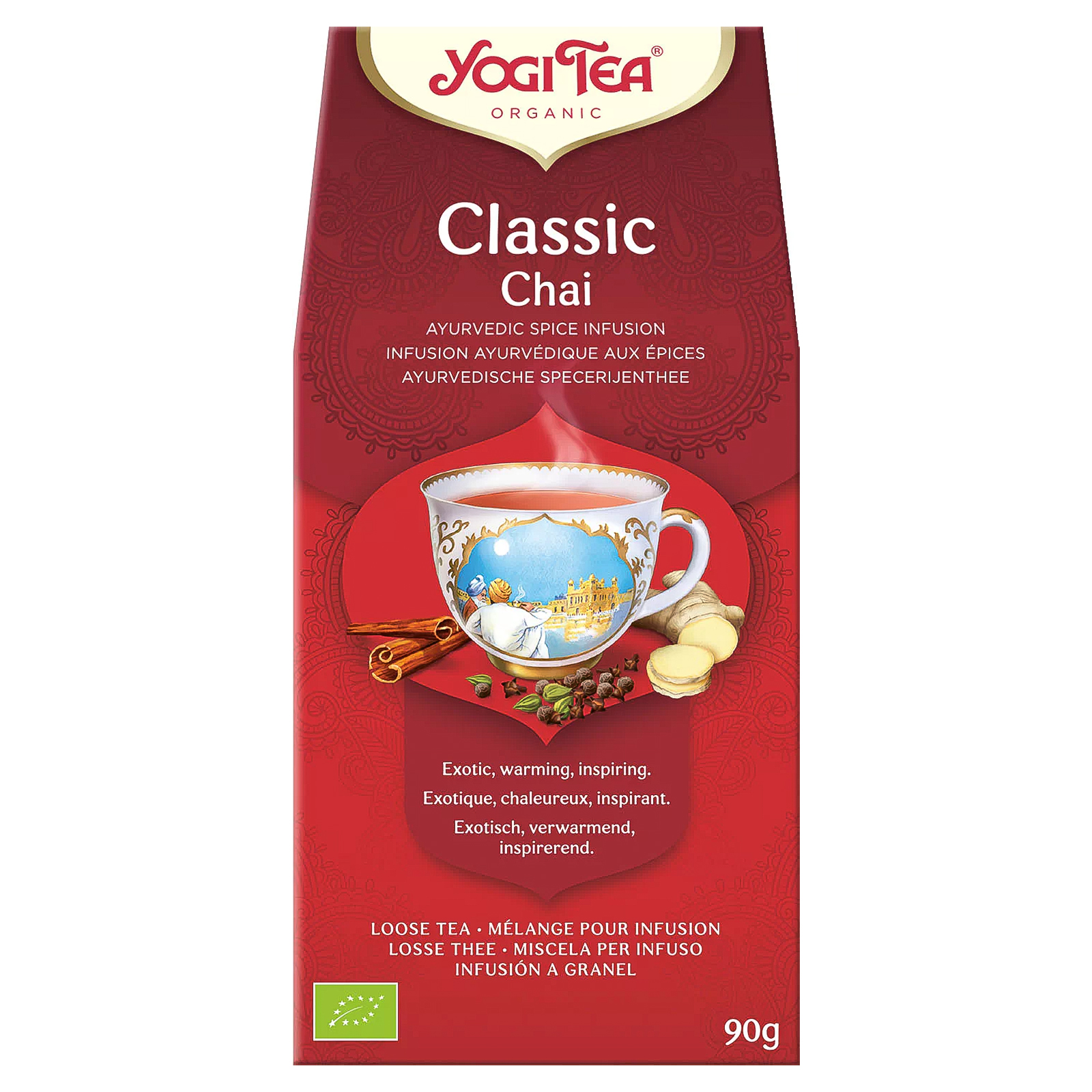 Чай Yogi Tea Classic Корица, Кардамон и Имбирь, 90 г