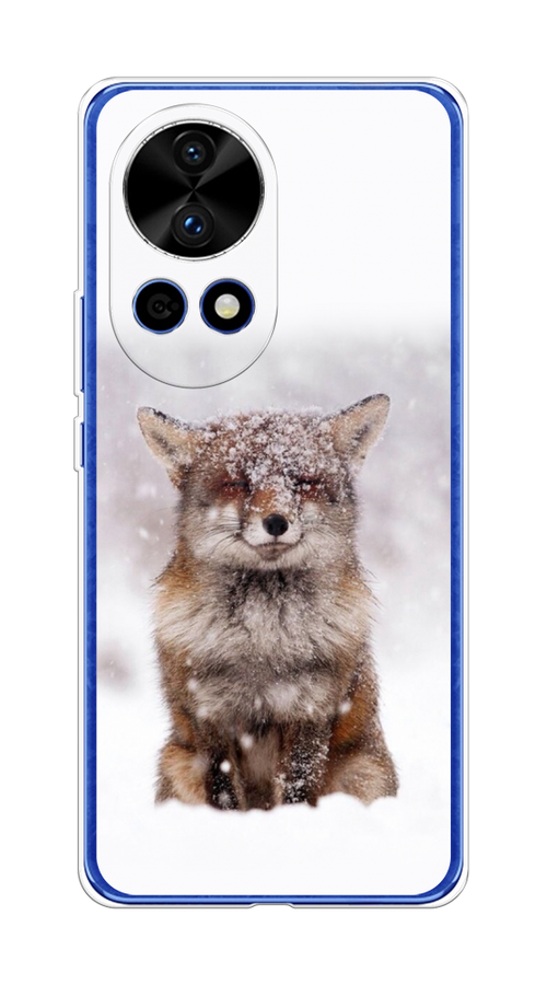 

Чехол на Huawei Nova 12 Pro "Зимняя лиса", Белый;серый;коричневый, 6123150-1