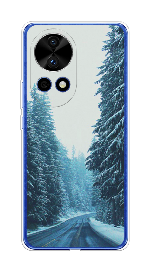 

Чехол на Huawei Nova 12 Pro "Зима 9", Бежевый;голубой;черный, 6123150-1