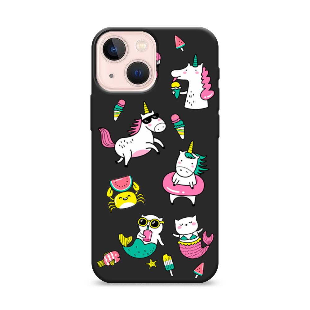 

Чехол Awog на Apple iPhone 13 mini / Айфон 13 mini "На отдыхе", Разноцветный, 14152-1