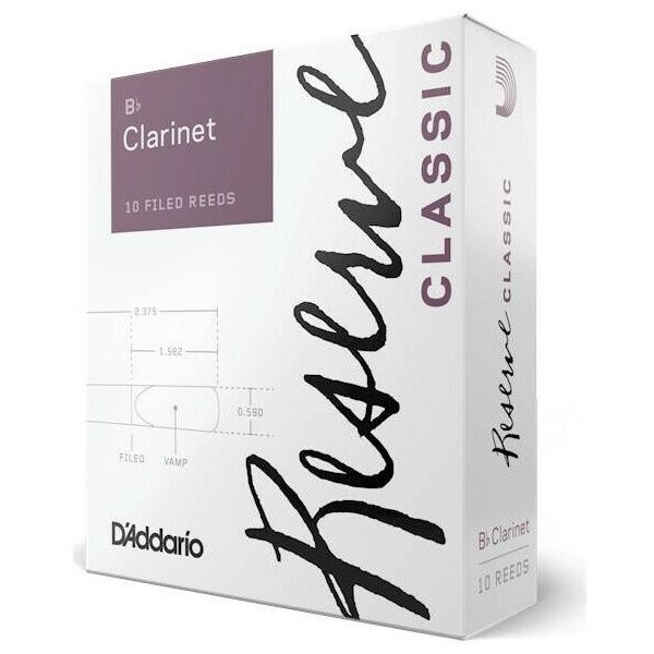 

Rico Dct10355 Reserve Classic - трости для кларнета Bb №3.5+ 10 шт/уп