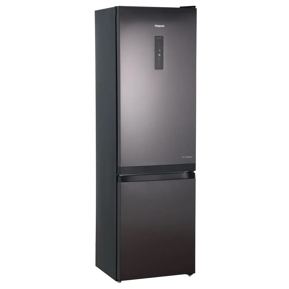 Холодильник HotPoint HT 8202I BX O3 черный двухкамерный холодильник hotpoint ht 7201i m o3 мраморный