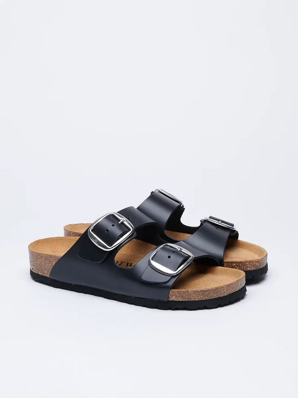 

Сабо женские FOOTWELL 522015-111 черные 40 RU, Черный, 522015-111