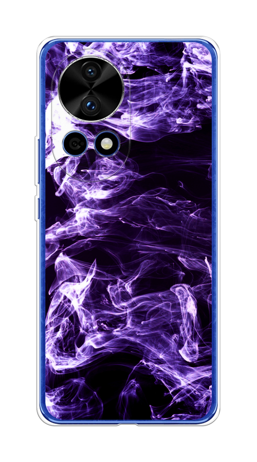 

Чехол на Huawei Nova 12 Pro "Фиолетовый дым", Фиолетовый;белый;черный, 6123150-1