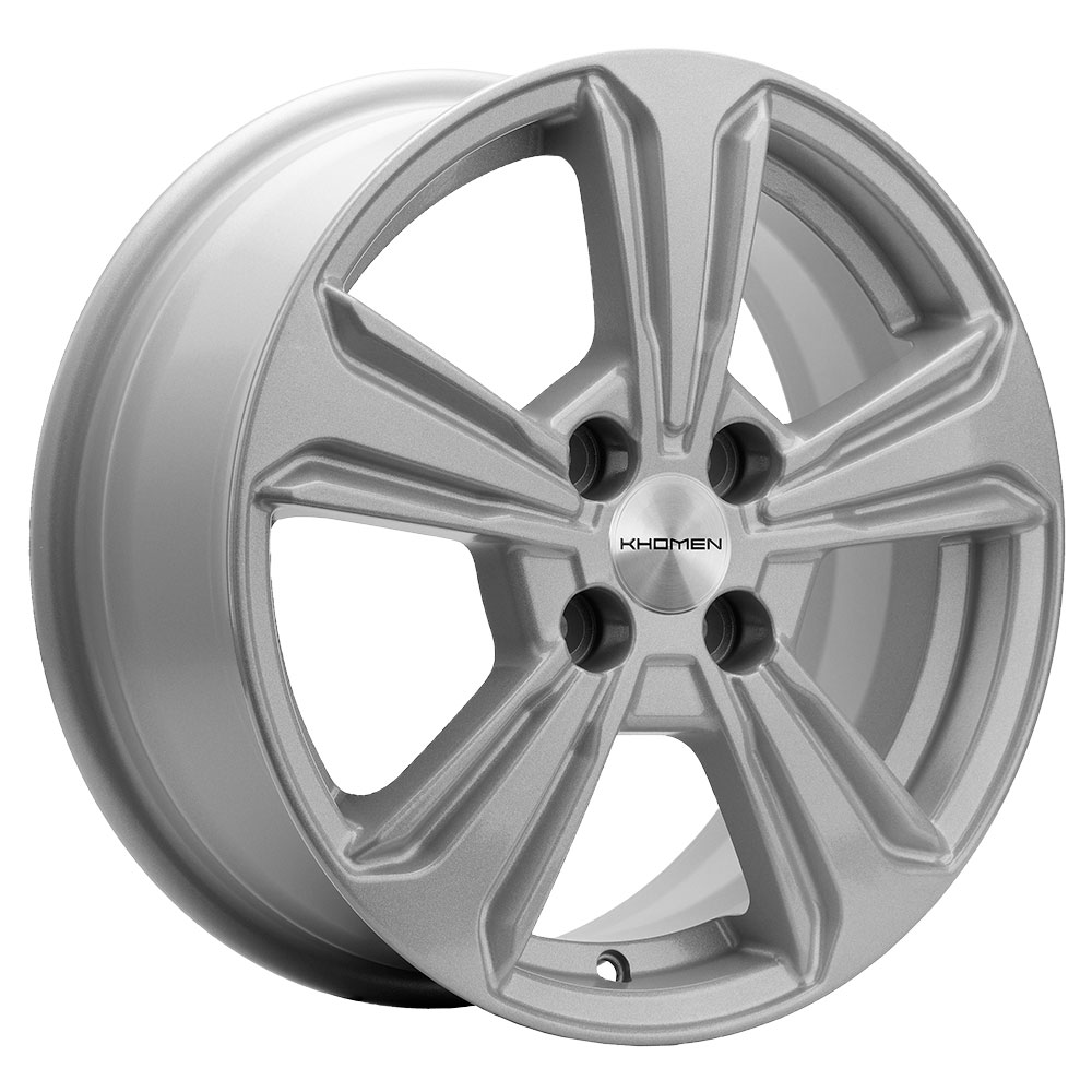 

Диск литой 6.0x15 4x100 ET48 dia 54.1 KHOMEN KHW1502 (15_Solaris I) F-SILVER KHW100102