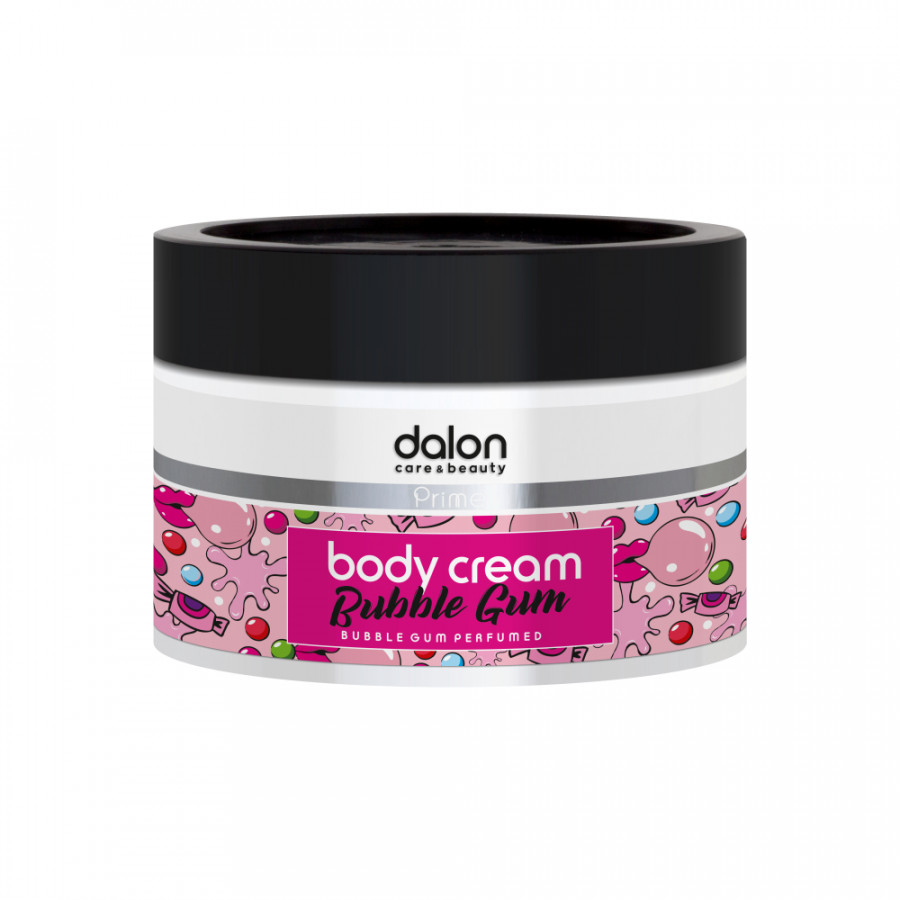 Крем для тела Dalon Prime Body Cream Bubble Gum для всех типов кожи, 500 мл масло спрей для тела dalon prime dry oil touch me 100 мл