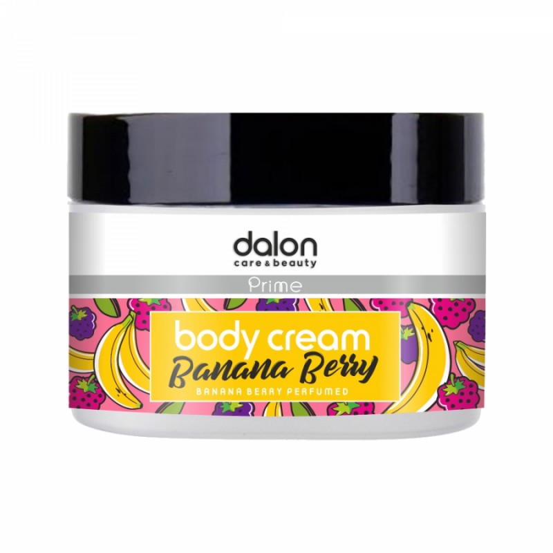 Крем для тела Dalon Prime Body Cream Banana Berry для всех типов кожи, 500 мл