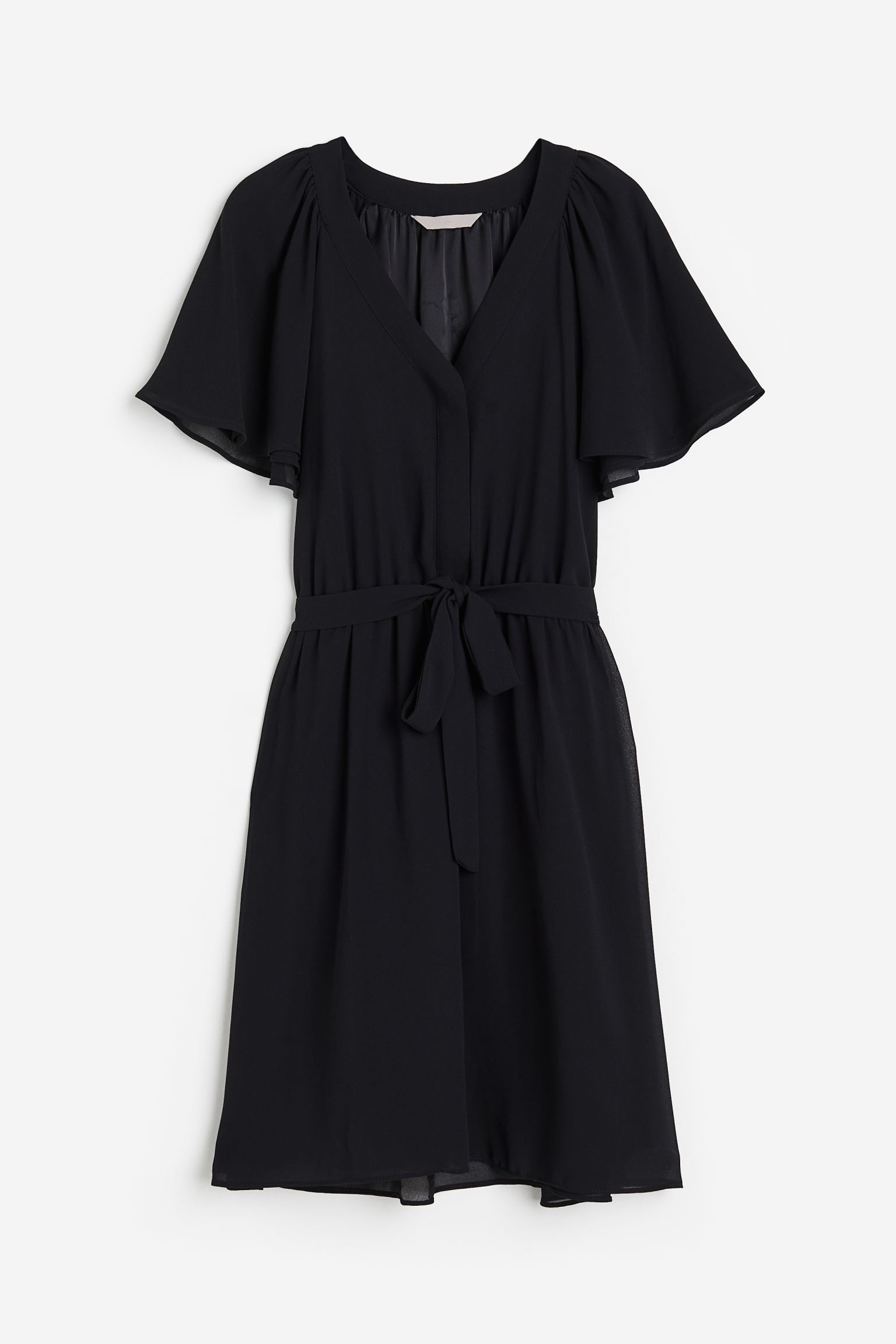 

Платье женское H&M 1152719002 черное M, Черный, 1152719002