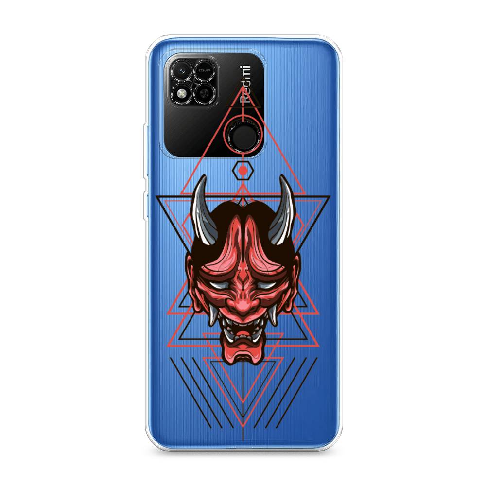 

Чехол на Xiaomi Redmi 10A "Hanya Oni mask", Серый;красный;черный, 313950-4