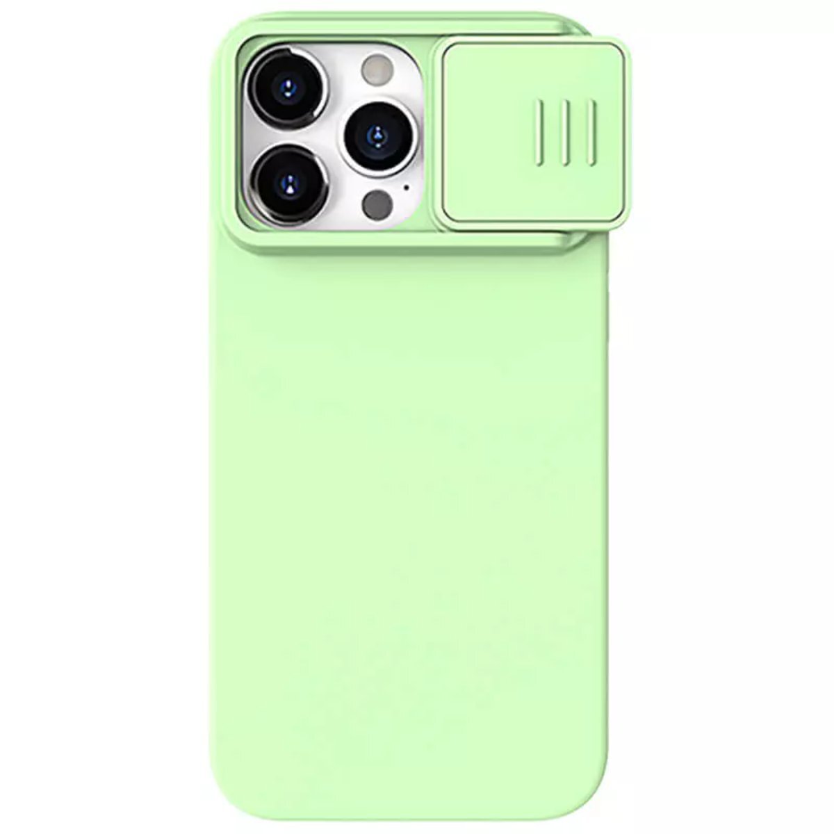 

Накладка Nillkin Magnetic Silky Silicone Case для iPhone 15 Pro Max, салатовый, Magnetic Silky Silicone Case