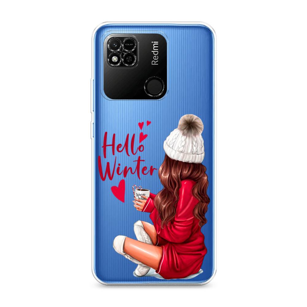 

Чехол на Xiaomi Redmi 10A "Hello winter", Красный;белый;коричневый, 313950-5