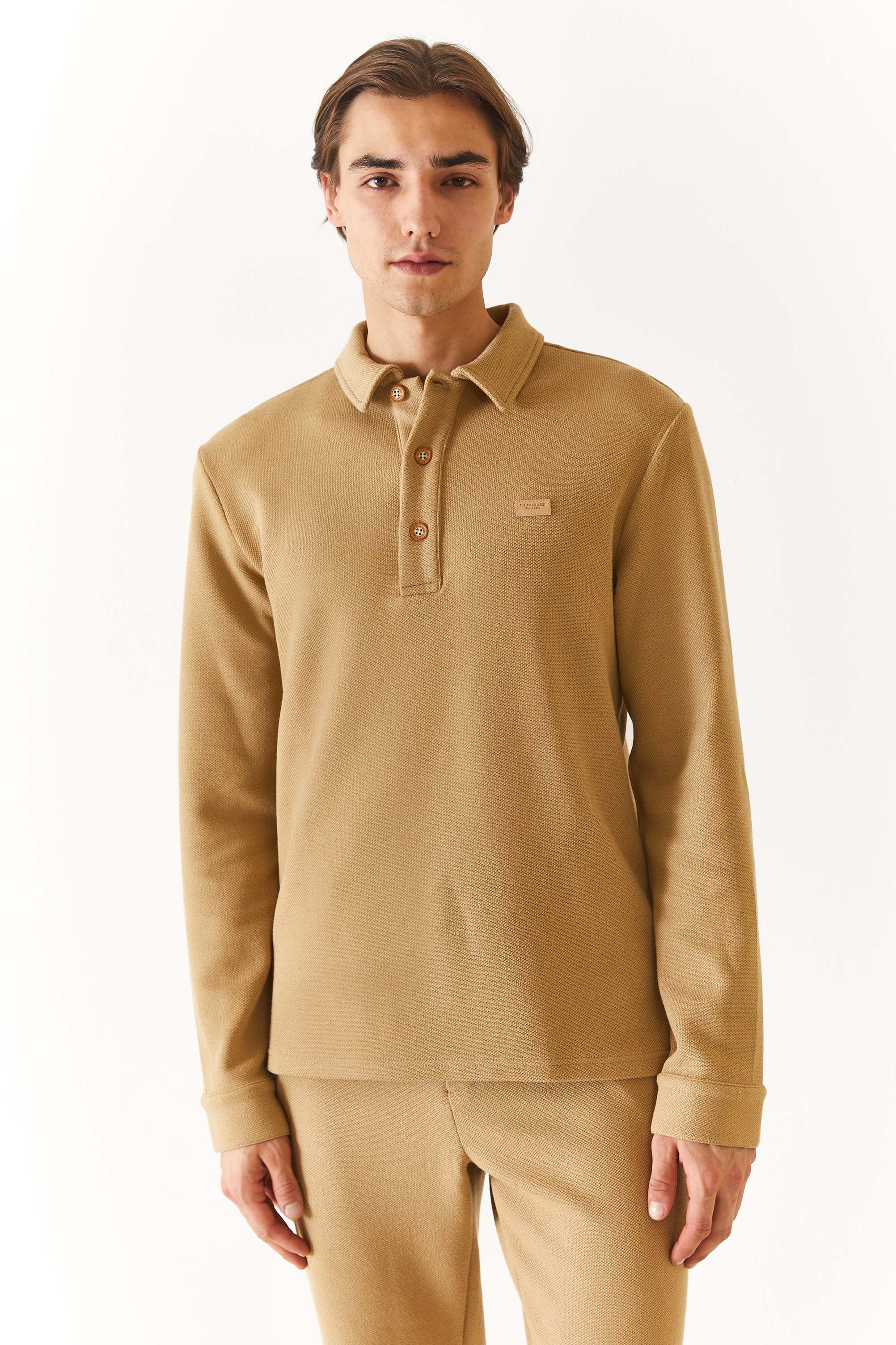 

Лонгслив мужской U.S. POLO Assn. G081SZ0820ELVAT бежевый L, G081SZ0820ELVAT