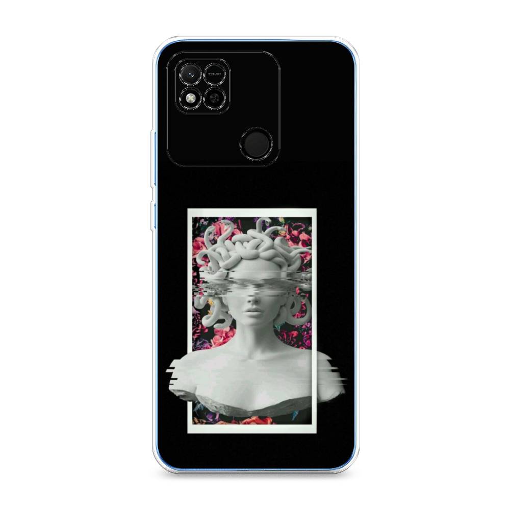 

Чехол на Xiaomi Redmi 10A "Web Punk Медуза Горгона", Черный;серый, 313950-6