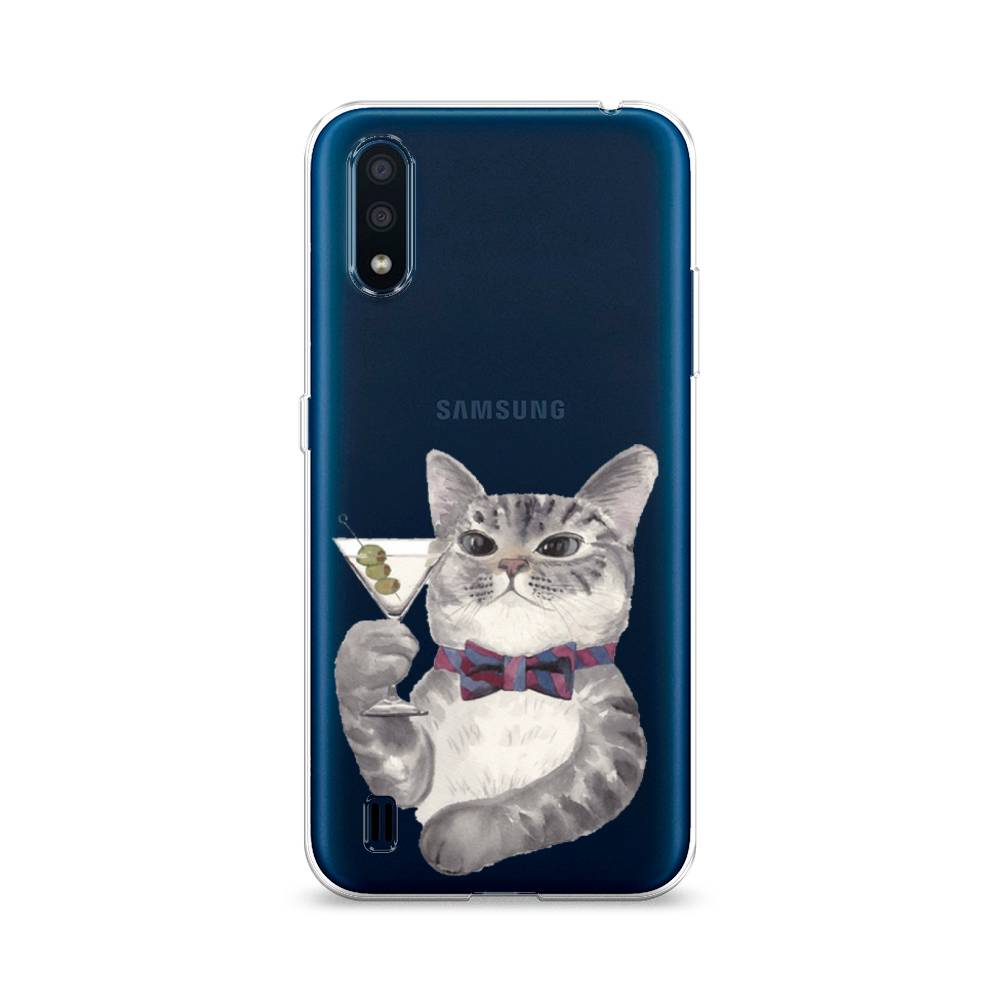 

Чехол Awog "Кот джентльмен" для Samsung Galaxy M01
