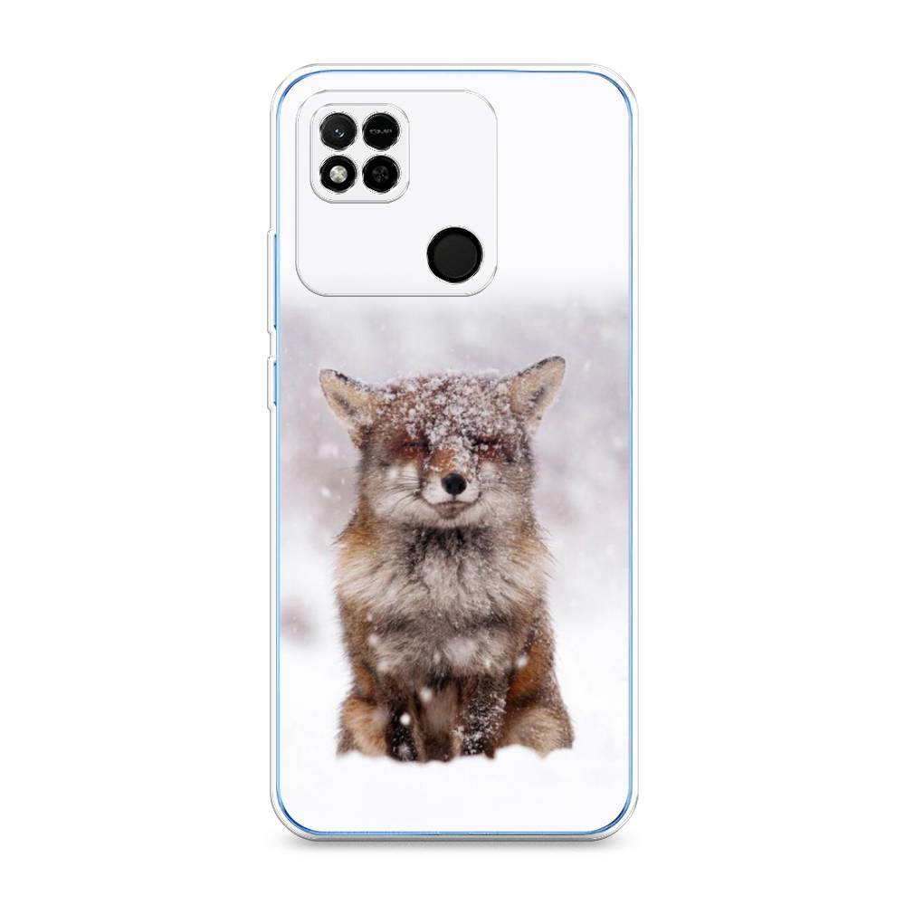 

Чехол на Xiaomi Redmi 10A "Зимняя лиса", Белый;серый;коричневый, 313950-1