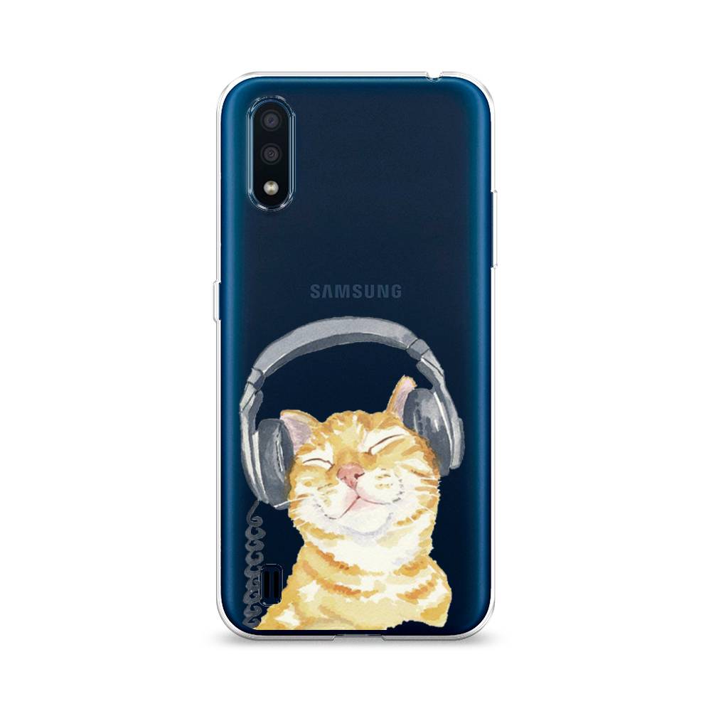 

Чехол Awog "Кот меломан" для Samsung Galaxy M01