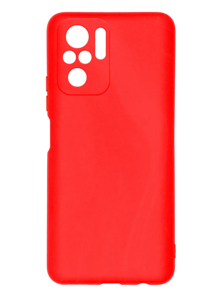 

Чехол Pero для Xiaomi Redmi Note 10 Soft Touch Red CC1C-0080-RD, Красный, Xiaomi Redmi Note 10