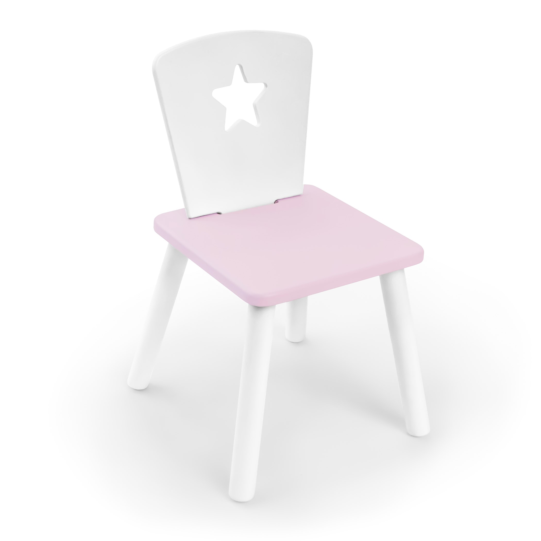 фото Детский стул rolti звезда (белый/лаванда/белый, массив березы/мдф) 89396