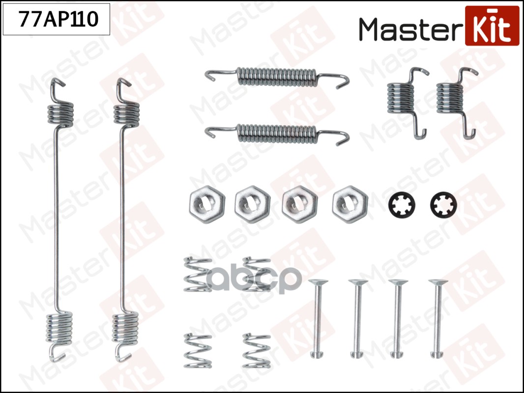 

Комплект Установочный Тормозных Колодок Masterkit 77ap110 Citroen Zx 93-97, 91-9 MasterKit