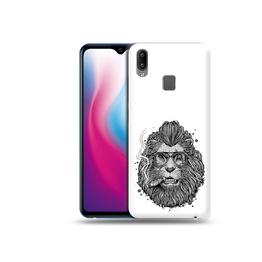 

Чехол MyPads Tocco для Vivo Y93 Lite курящий лев, Прозрачный, Tocco