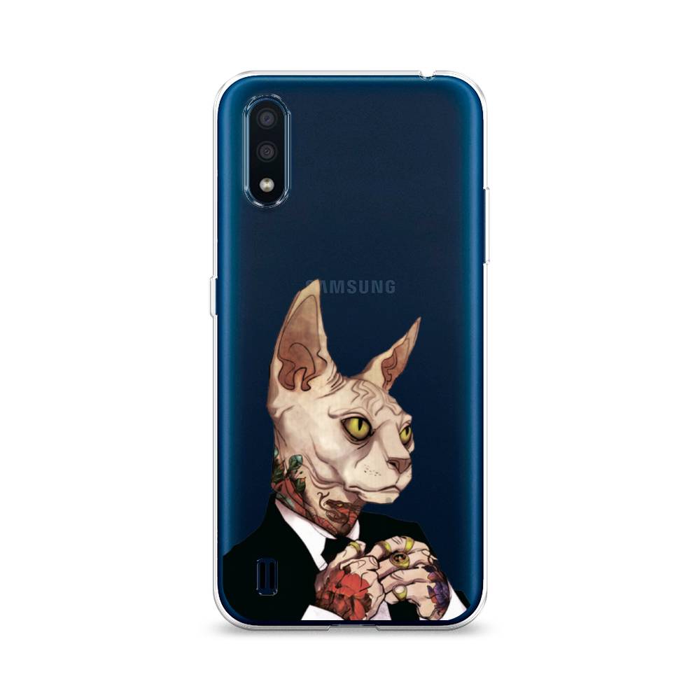 

Чехол Awog на Samsung Galaxy M01 / Самсунг M01 "Татуированный сфинкс", Бежевый;черный;красный, 2101150-7