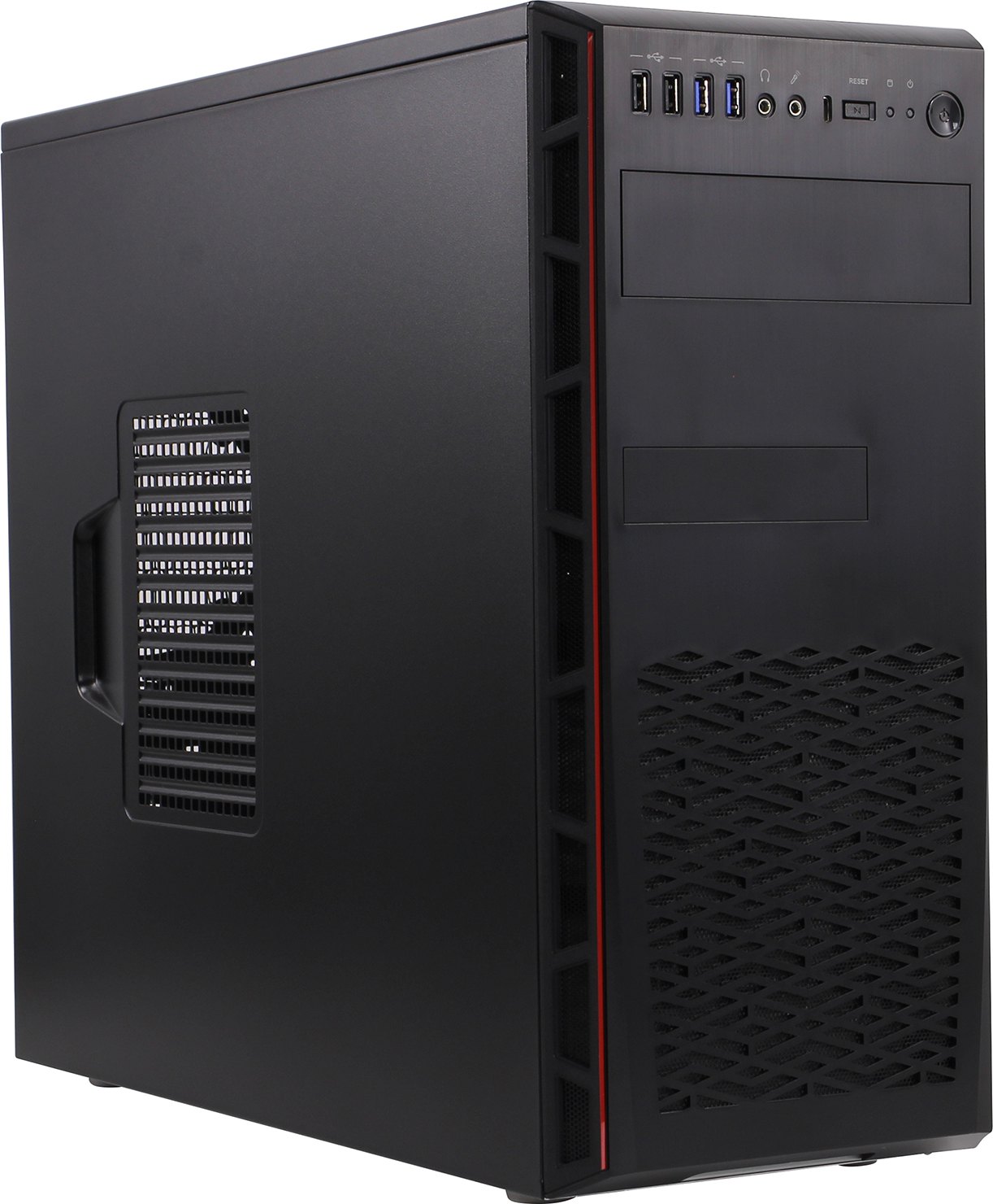 

Корпус компьютерный InWin EAR065 U3 без БП Black (IP-P750BK3-3), EAR065 U3