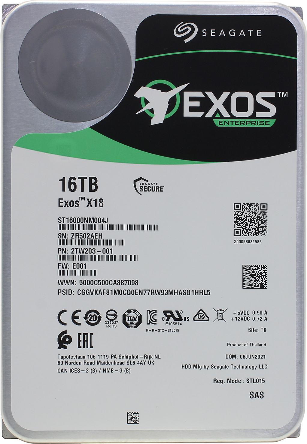 HDD Seagate ST16000NM004J 16 ТБ