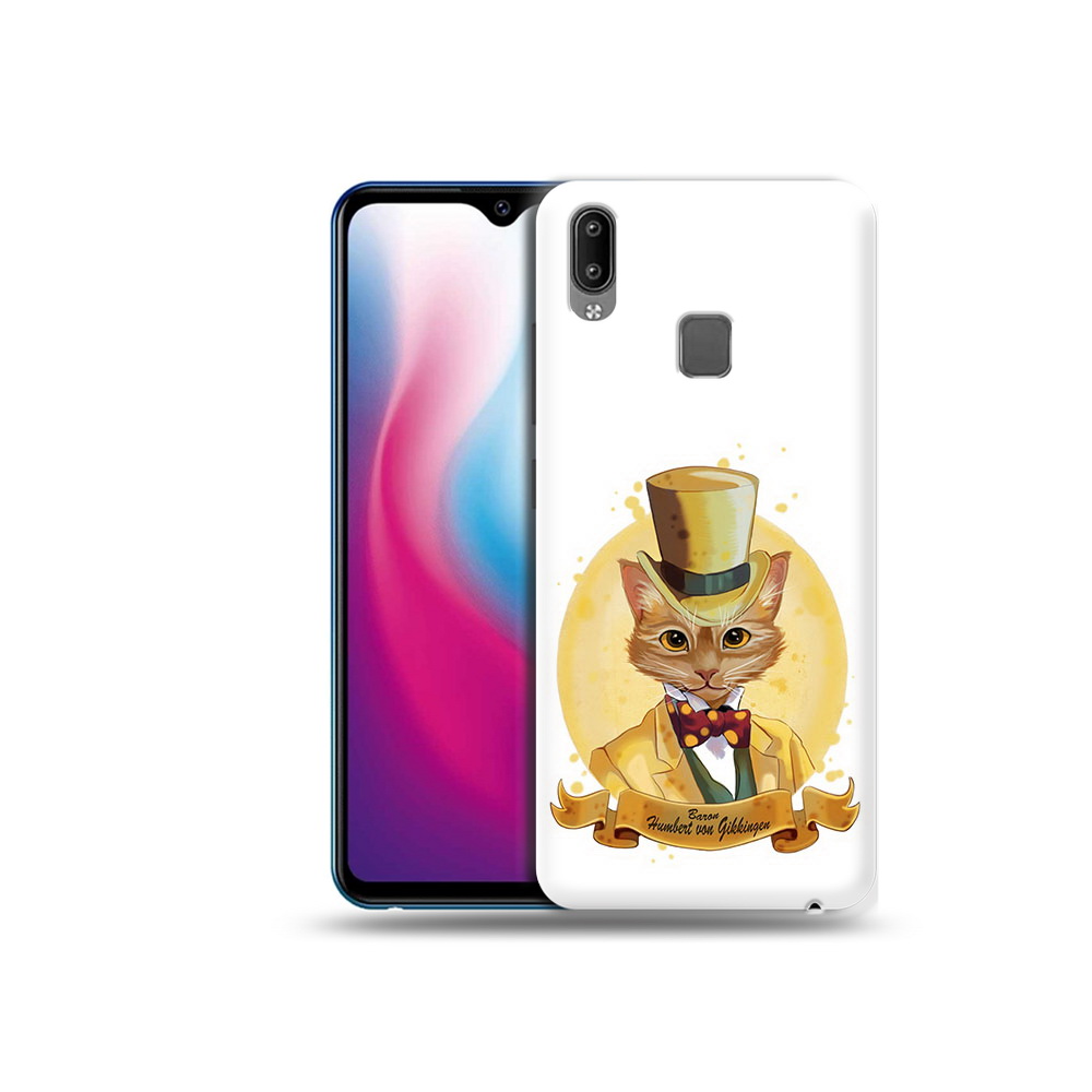

Чехол MyPads Tocco для Vivo Y93 Lite кот юрист, Прозрачный, Tocco