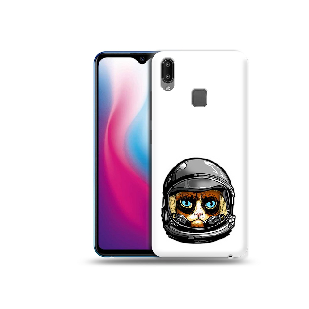 

Чехол MyPads Tocco для Vivo Y93 Lite кот космонавт, Прозрачный, Tocco