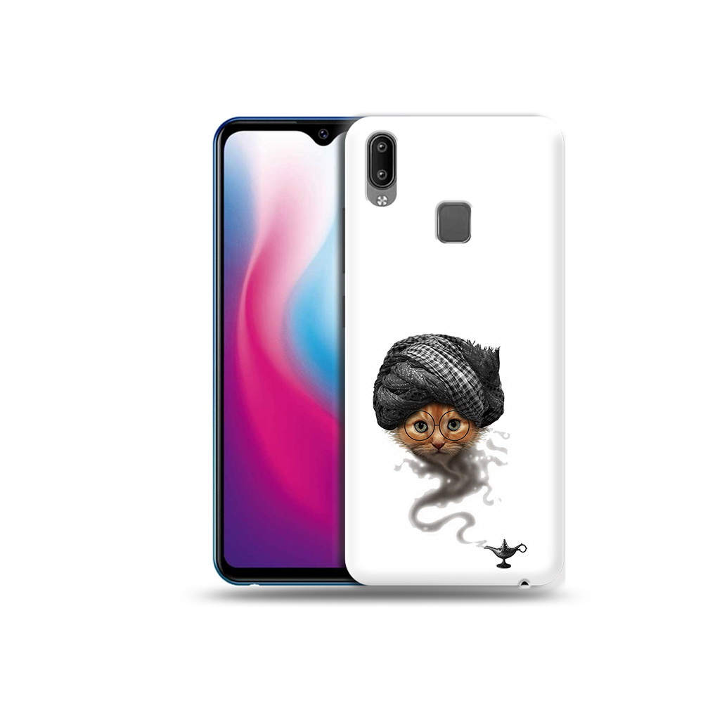 

Чехол MyPads Tocco для Vivo Y93 Lite кот джин, Прозрачный, Tocco