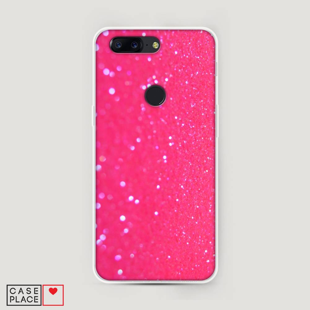 

Чехол Awog "Малиновые блестки рисунок" для OnePlus 5T