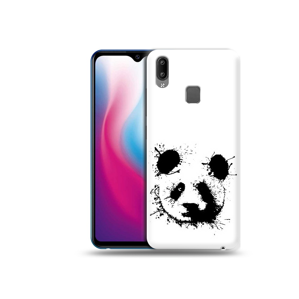 

Чехол MyPads Tocco для Vivo Y93 Lite клякса-панда, Прозрачный, Tocco