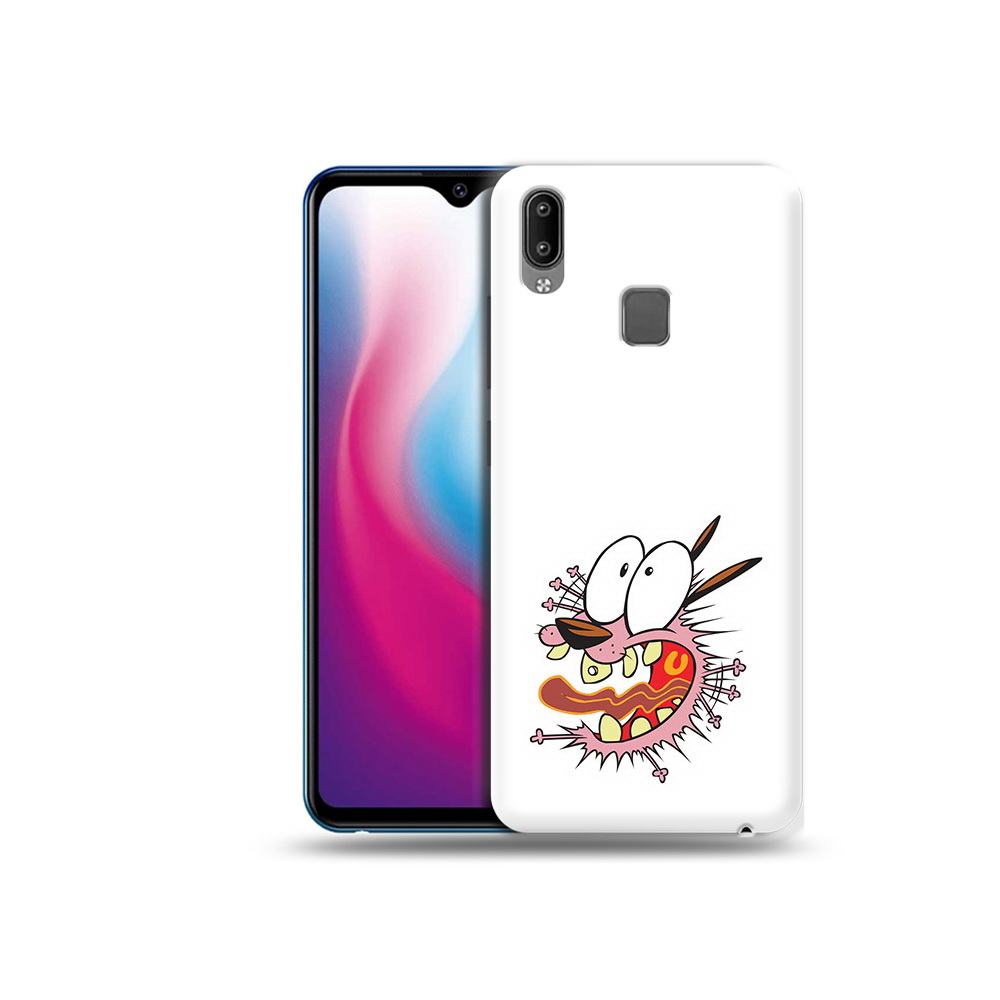 

Чехол MyPads Tocco для Vivo Y93 Lite испуганный бобик, Прозрачный, Tocco