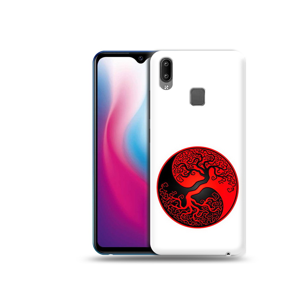 

Чехол MyPads Tocco для Vivo Y93 Lite инь янь дерево, Прозрачный, Tocco
