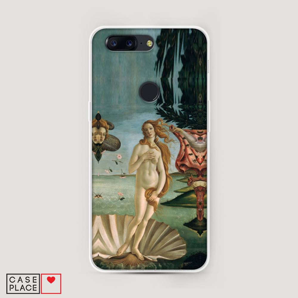 

Чехол Awog на OnePlus 5T / ВанПлас 5T "Венера", Бежевый;голубой;зеленый, 150350-9